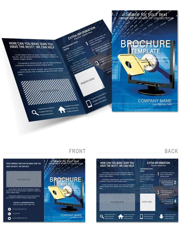 Denied Access to Computer Brochure templates
