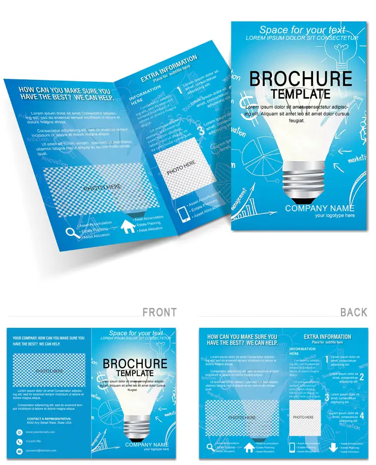 Maximum Knowledge Brochure design template
