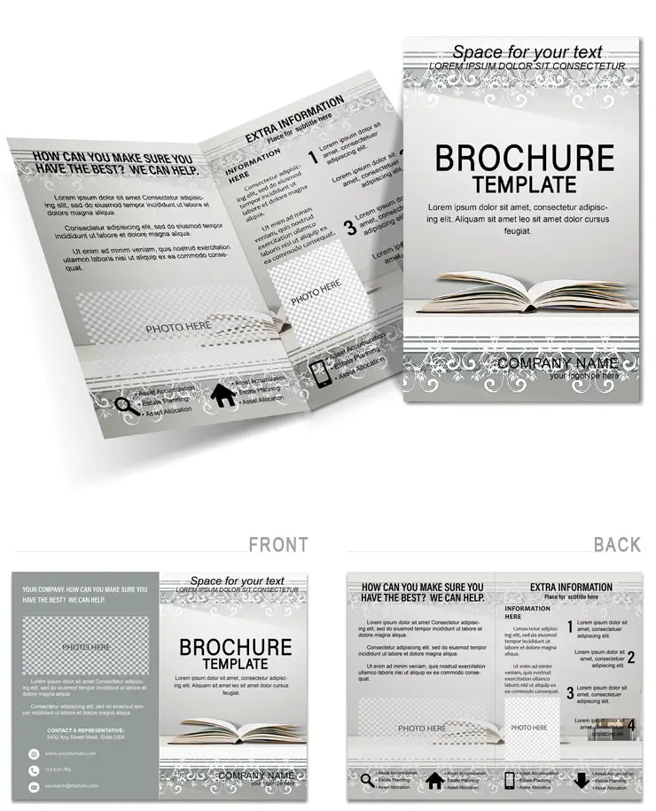 Book Club Brochure templates