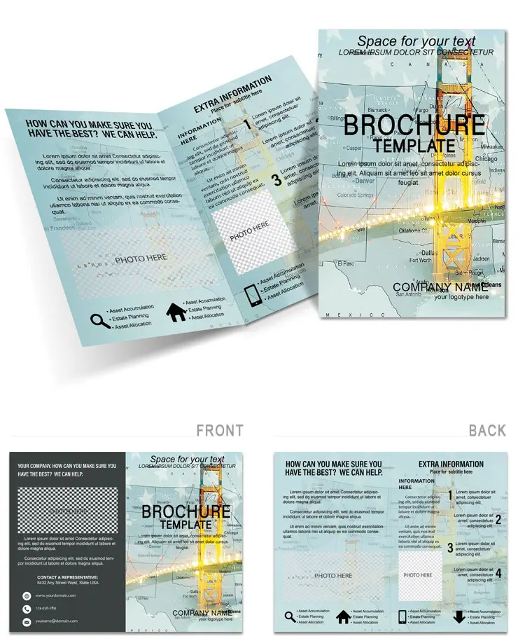 Print Bridges of USA Brochure Template - Download, Design