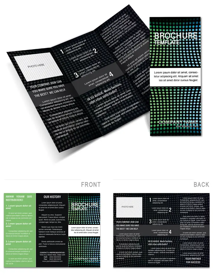 Abstract Pixel Wallpaper: Download Stylish Brochure Template