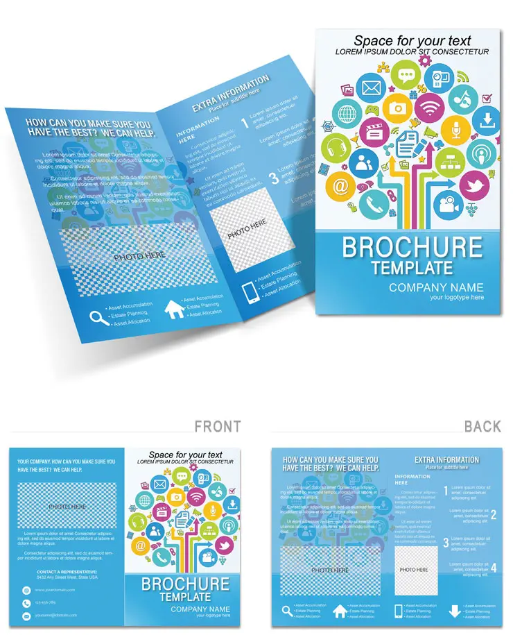 Online Social Networks Brochure templates