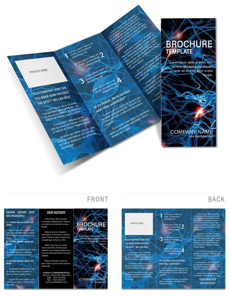 Brain Neurons Brochure Templates