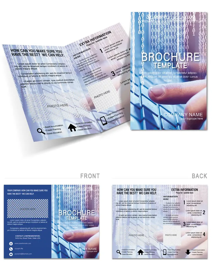 Print Keyboard Theme: Brochure Template Design Download