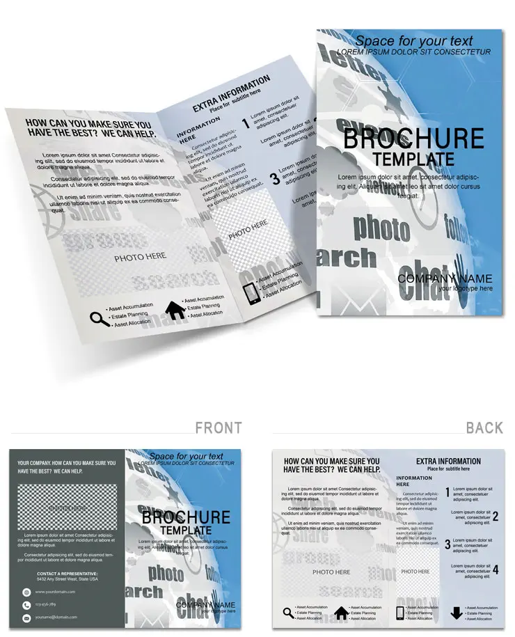 Web Portal Brochure template