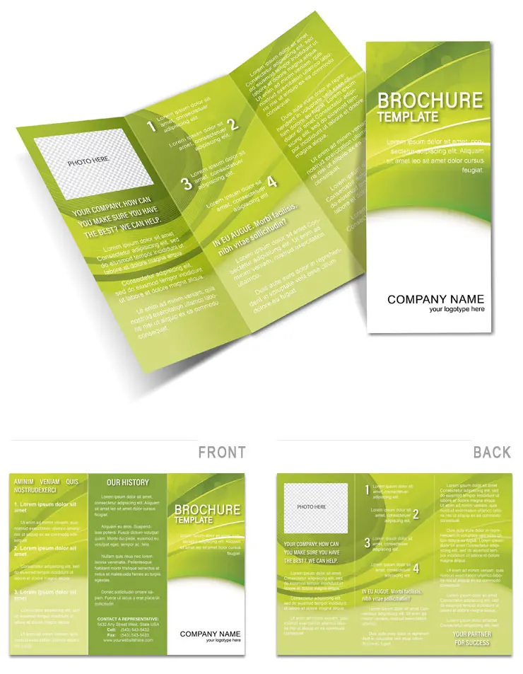 Green Sheets Brochure Design template