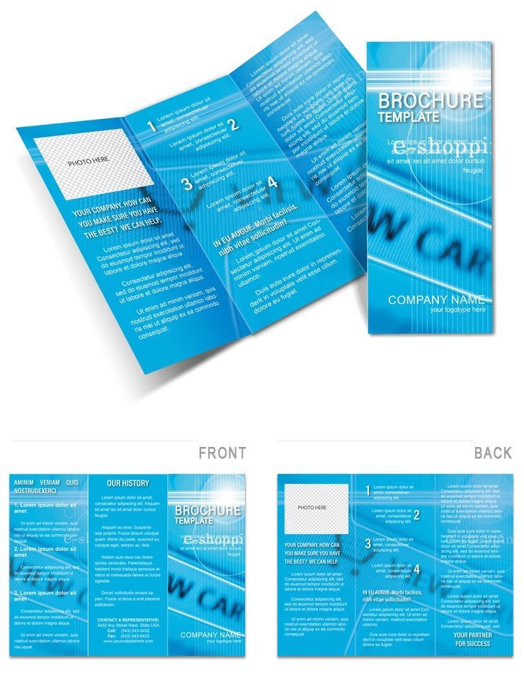 Shopping Brochure template