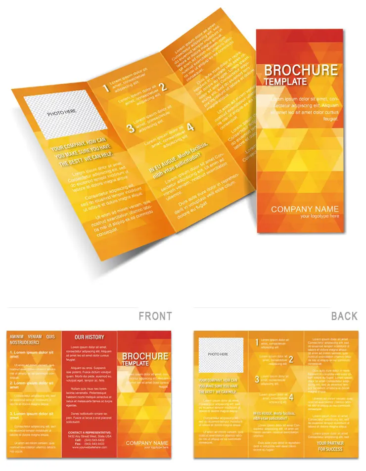 Rhombus Brochure template