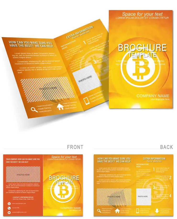 Bitcoin Brochure templates
