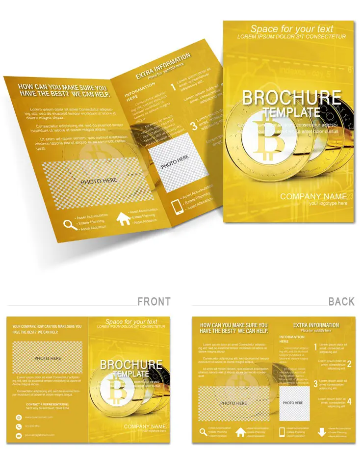 Selling Bitcoin Brochure template