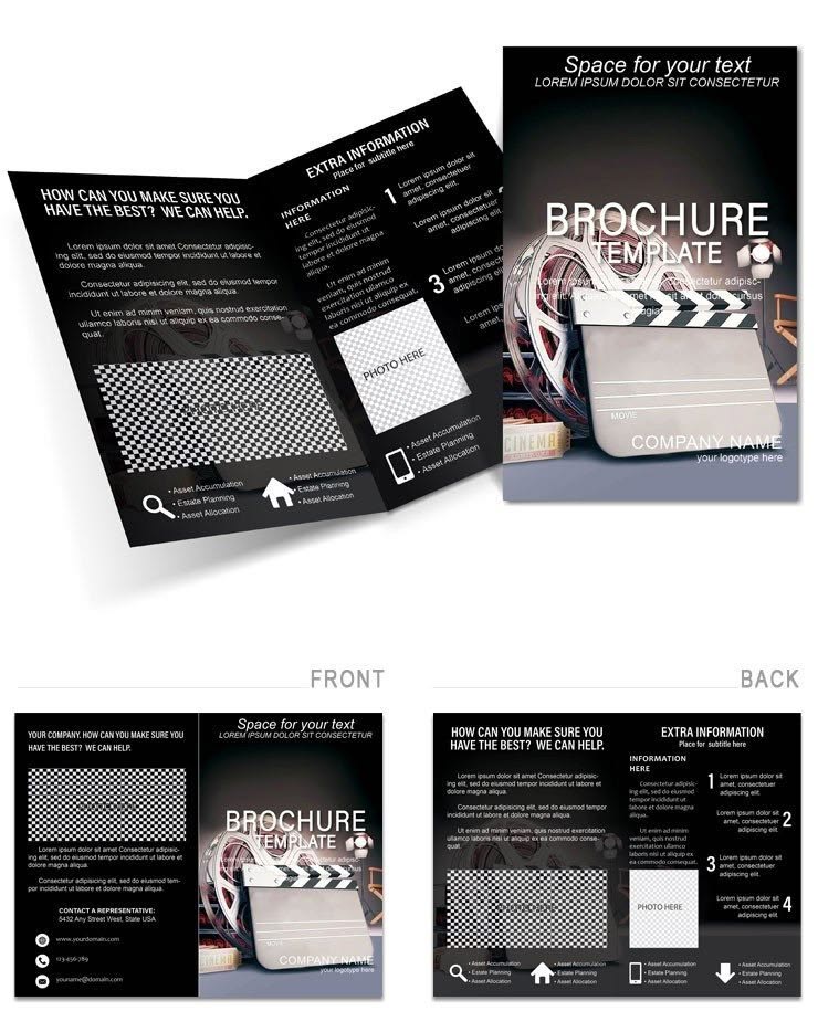 Motion Picture Producer Brochure template