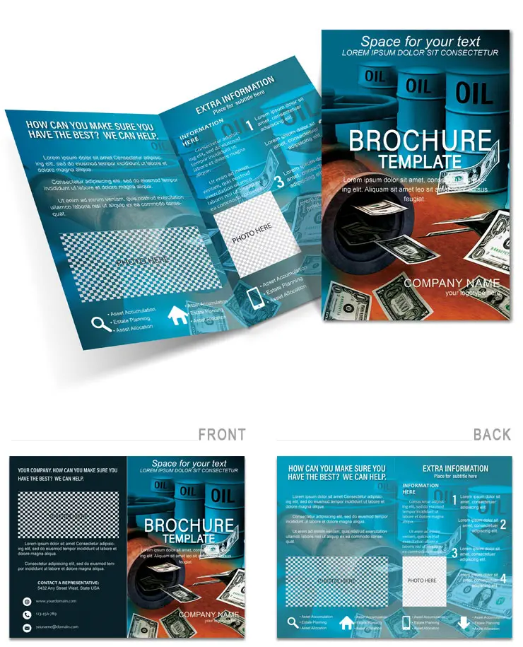 Money and oil Brochure