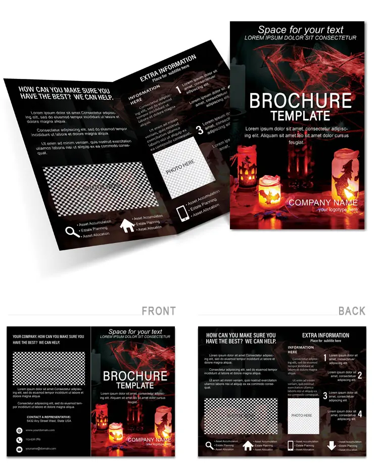 Halloween Holiday Brochure Template | Download, Print, and Design