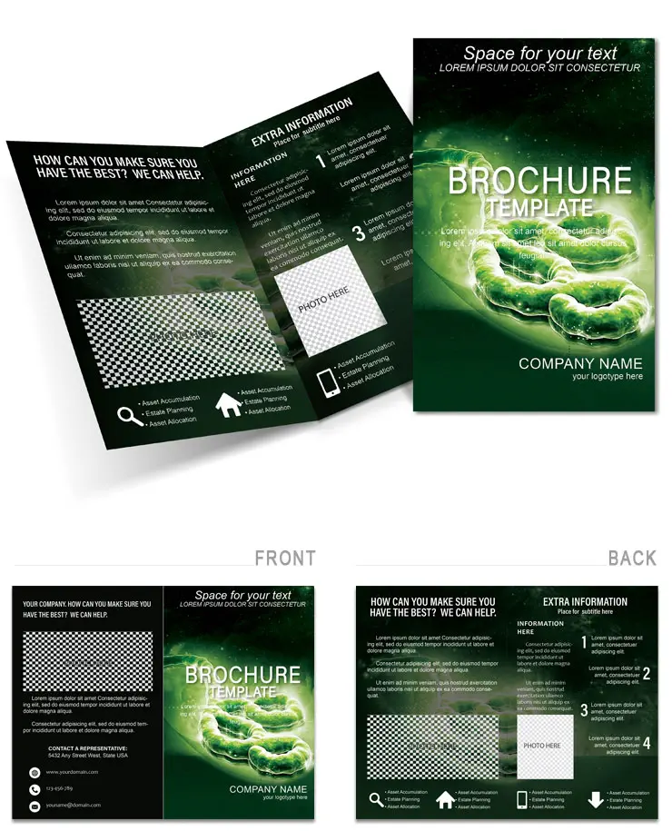 Ebola Mutating Brochure templates
