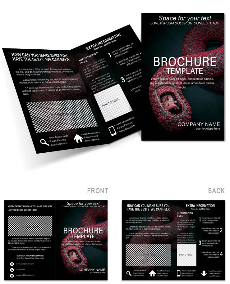 Ebola Virus Structure Brochure template