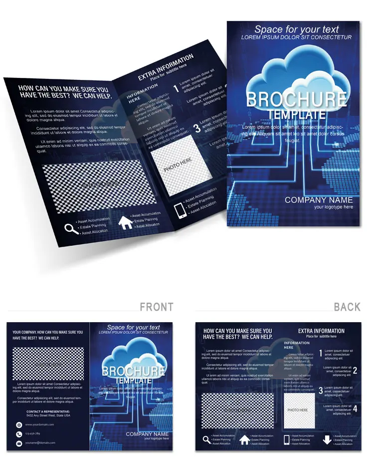 Captivate with Cloud: Brochure Template Design Download