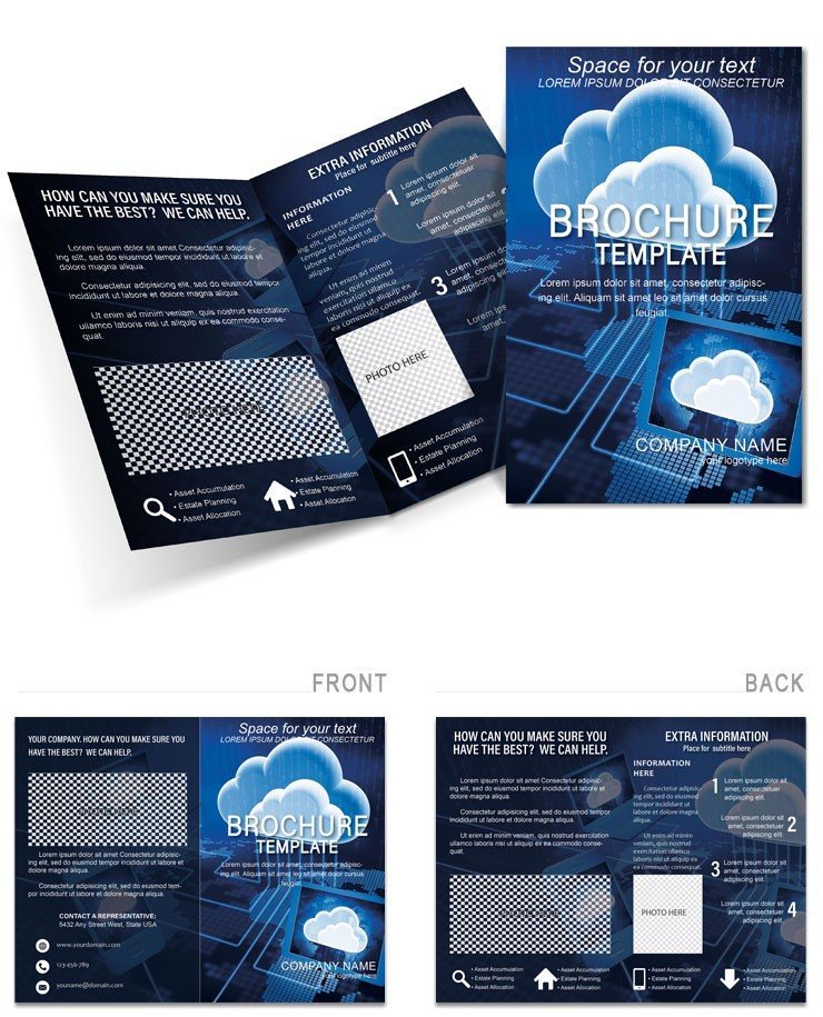 Internet Cloud Brochure template