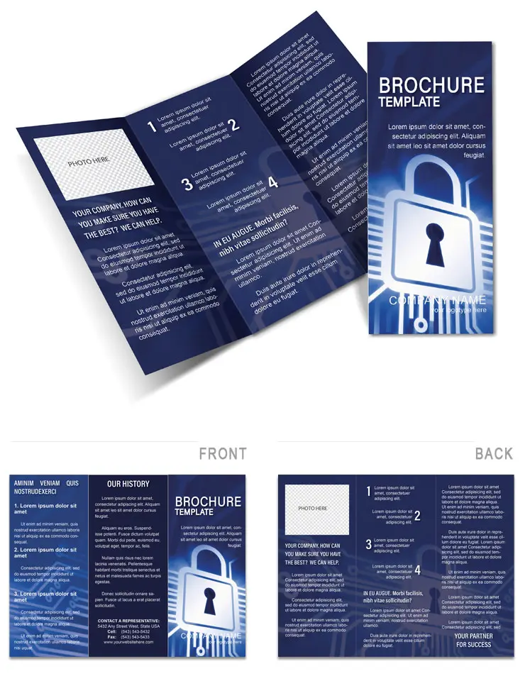 System Access Brochure template