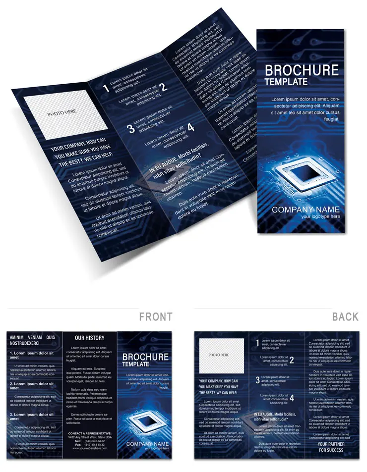 Chip Technology Brochure template