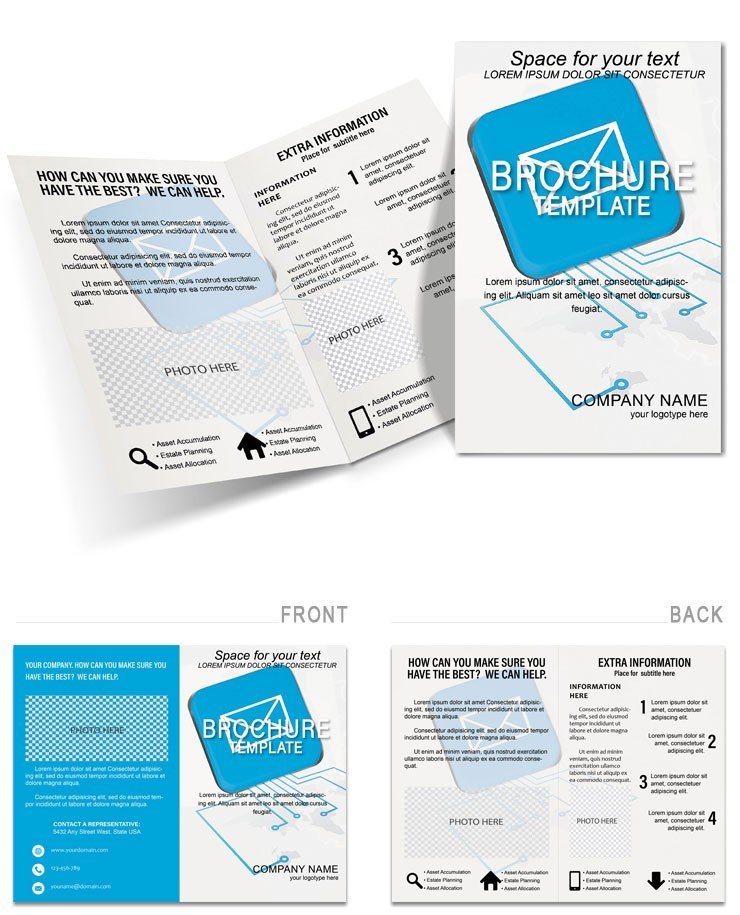 System Information Law Brochure template