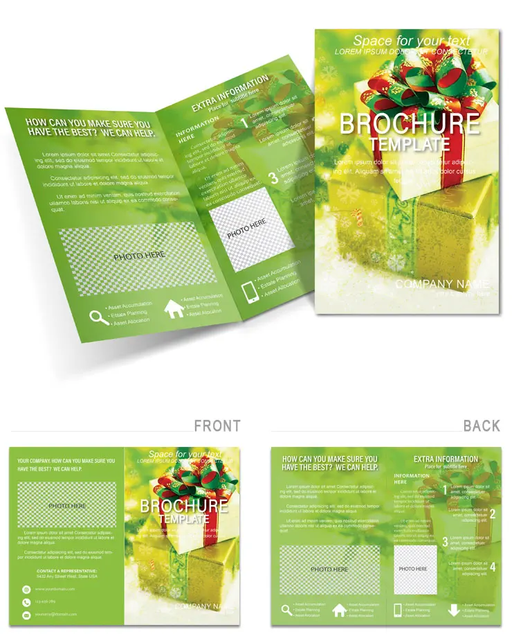 Christmas Gift Brochure Template | Download Design