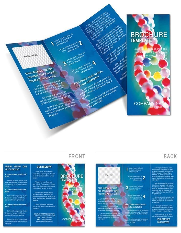 DNA Studies Brochure templates
