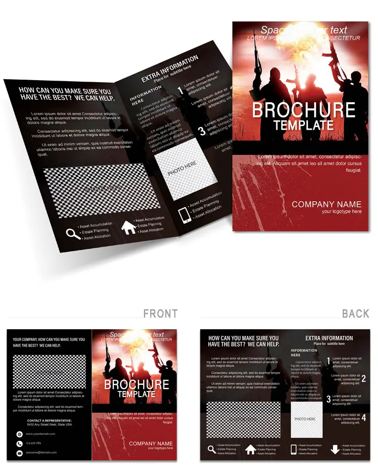 Preventing Future Wars Brochure Template for Download