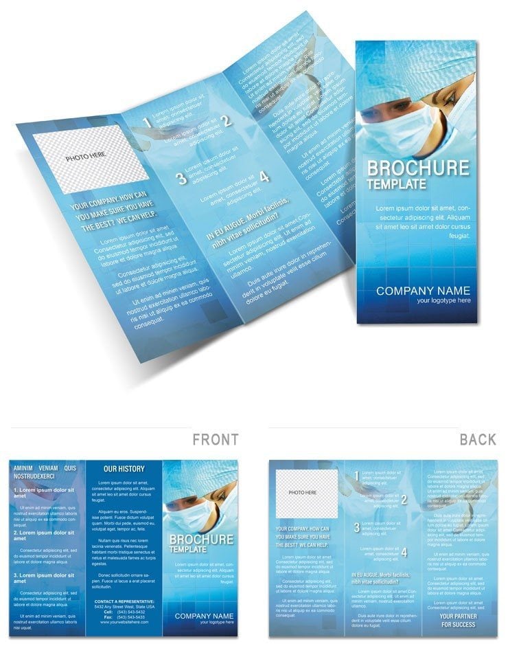 Medicine : Surgical Research Brochures templates