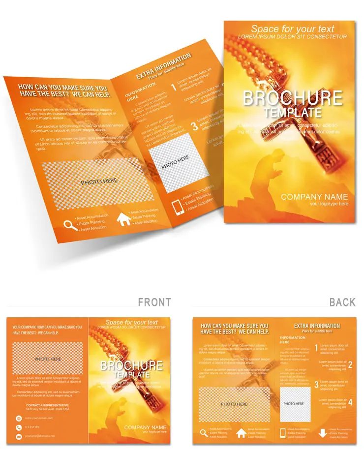 Religion Cross Brochures templates