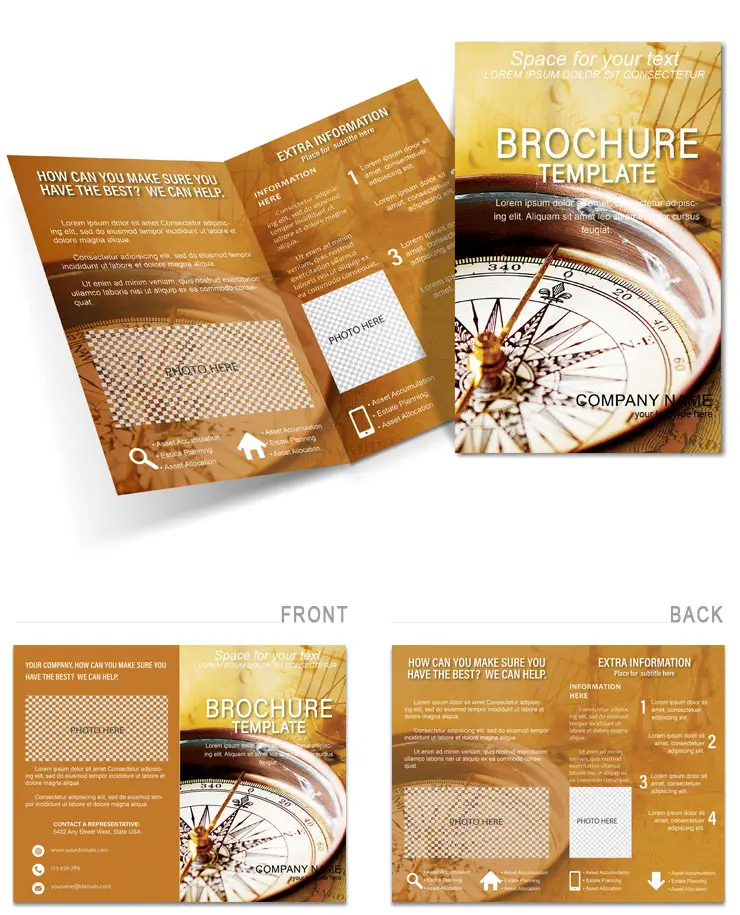 Compass Travel Brochure Templates for Download - Design Your Adventure