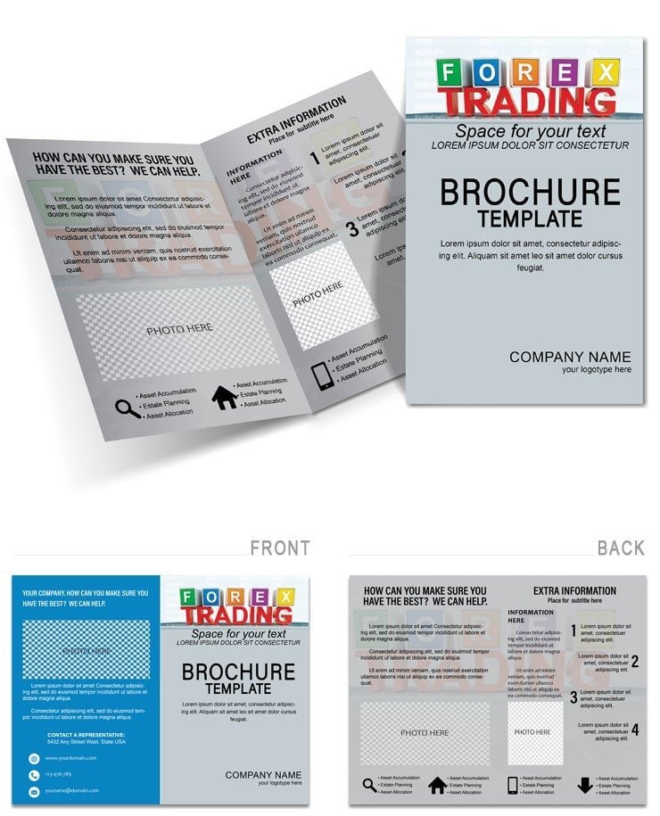 Forex Trading Brochure template