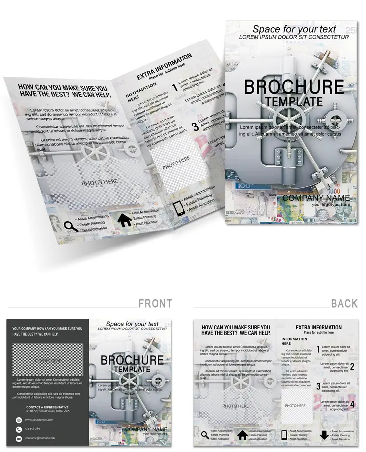 Bank Vault Brochures templates