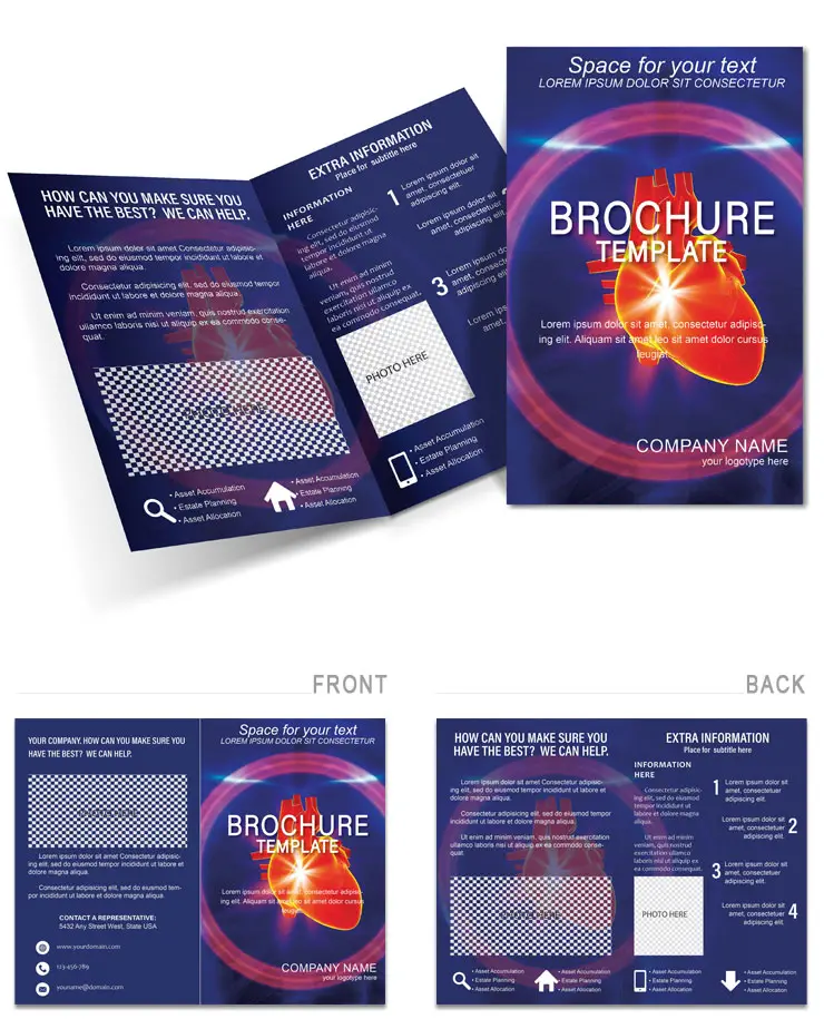 Heart Disease Brochure Template - Download, Design, Print
