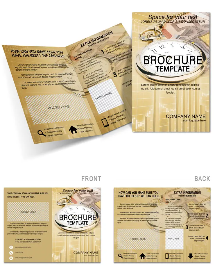 Make the Most of Your Time Business Brochure Template