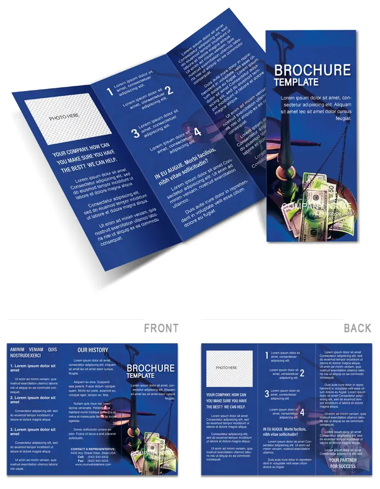 Venal Practices Brochure Template Design - Download