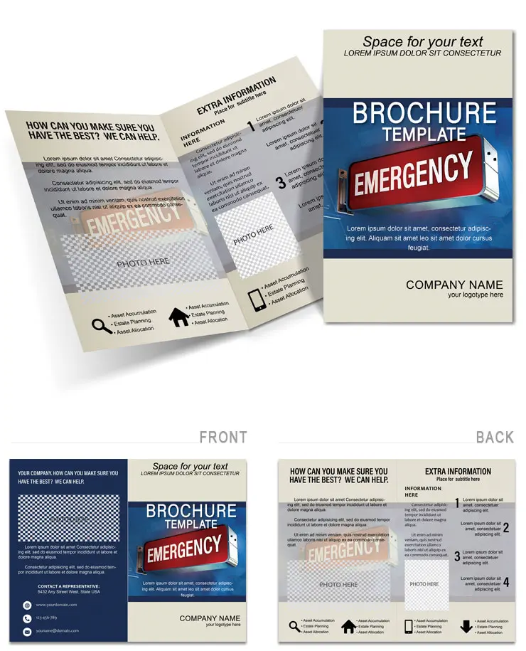 Emergency Brochures templates