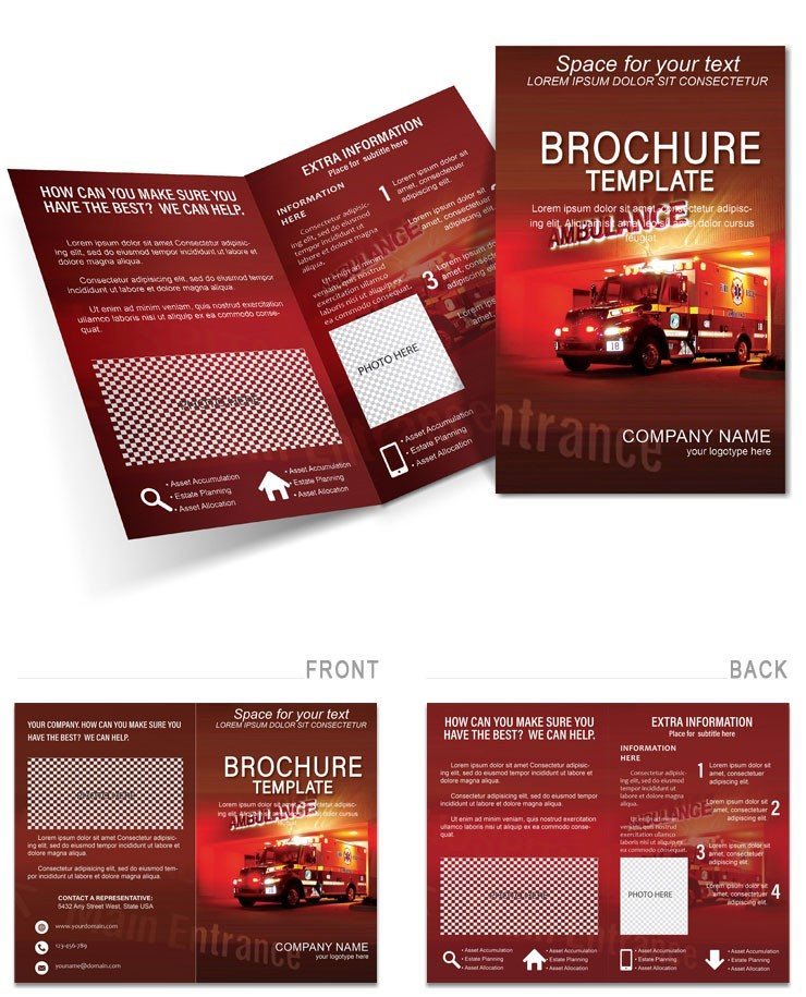 Hospital Emergency Brochures templates