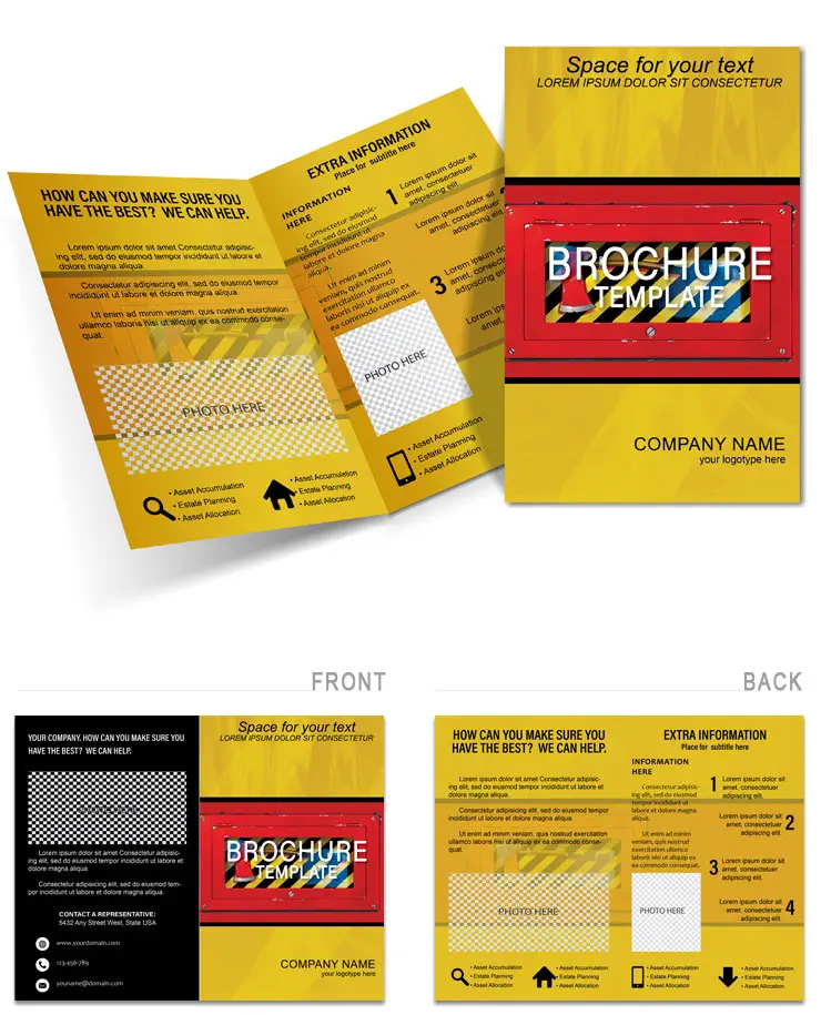 Fire Ax Brochures templates