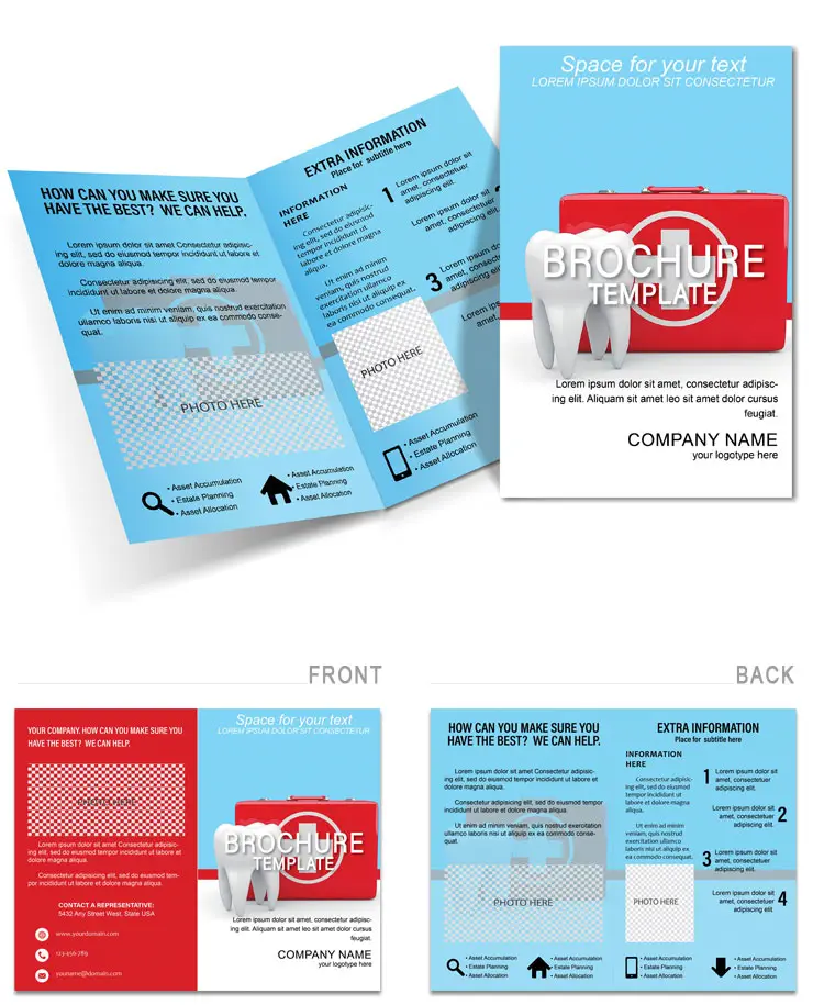 Dental Center brochure design templates