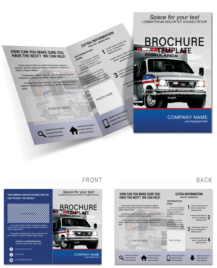 First Aid Emergency Brochures templates