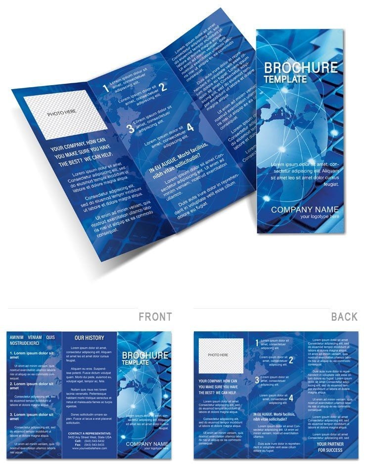 Internet Service Providers Brochures templates