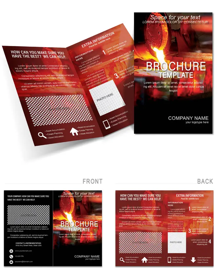 Blast Furnace Brochure Template | Design, Print, Download