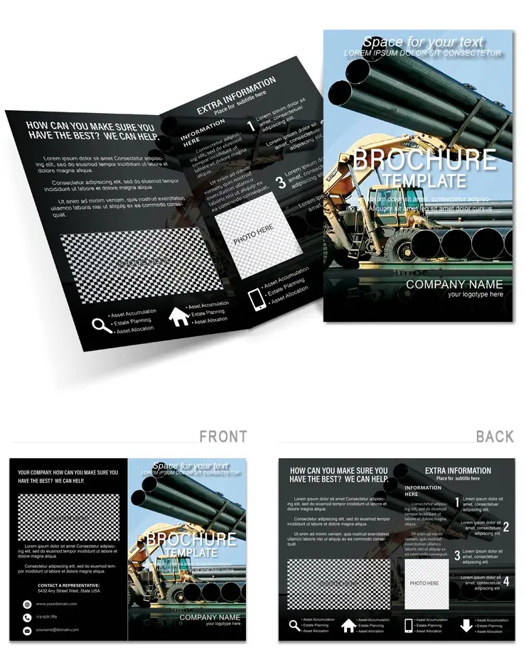 Tubing Brochure Template: Background Design