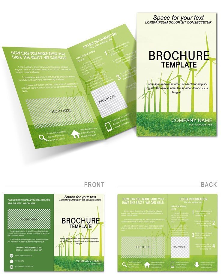 Wind Energy Brochures templates