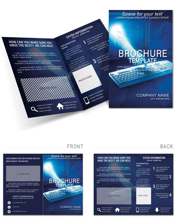 Brochure Template for Online Courses