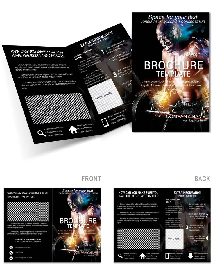 Bodybuilding Brochures templates