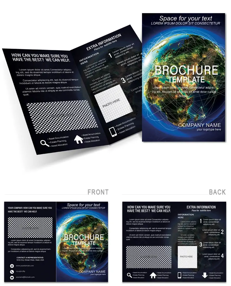 Planet Earth Brochures templates