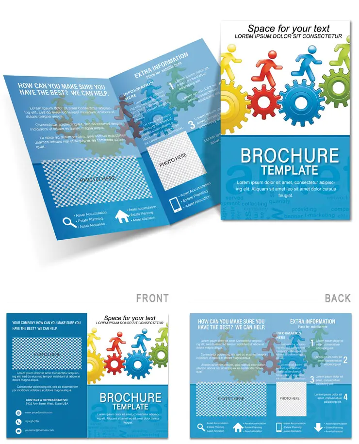 Objectives Marketing Organization Brochure Template - Download, Design, Print | Professional Templates