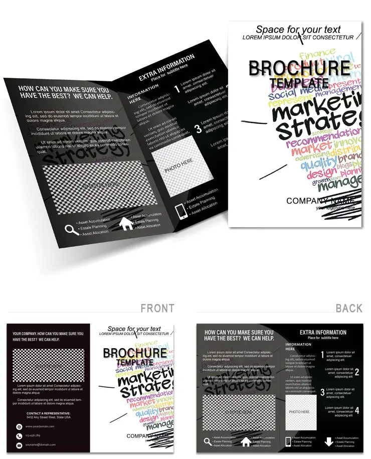 Marketing Strategy Idea Brochures templates