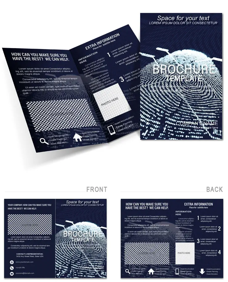 Web Programming Brochure Template - Professional Design for Print